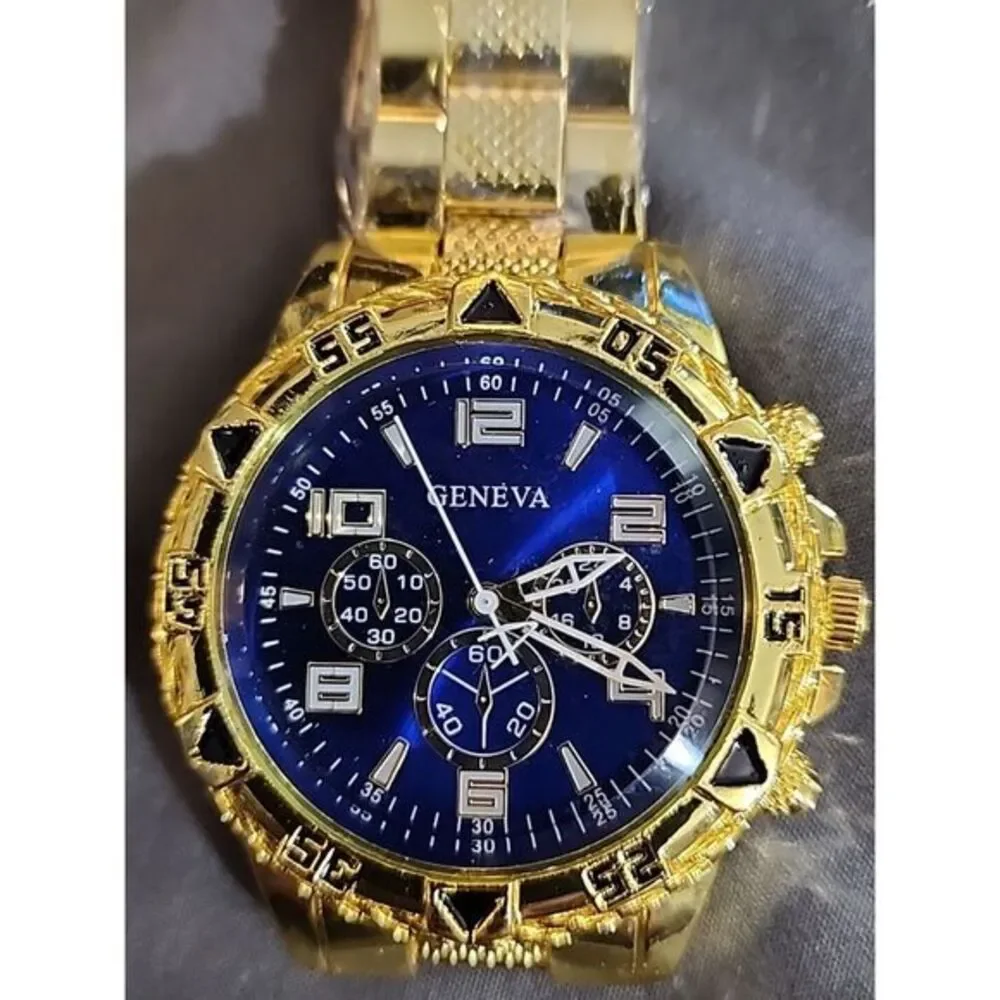 Fashion Men Business‎ Quartz Watch Round Dial Date Feature Stainless Steel Strap